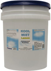 Detco - 5 Gal Pail Deodorizer - Liquid, Lemon Scent, Concentrated, Environmentally Safe - Exact Tooling