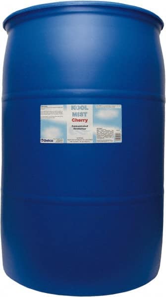 Detco - 55 Gal Drum Deodorizer - Liquid, Cherry Scent, Concentrated, Environmentally Safe - Exact Tooling