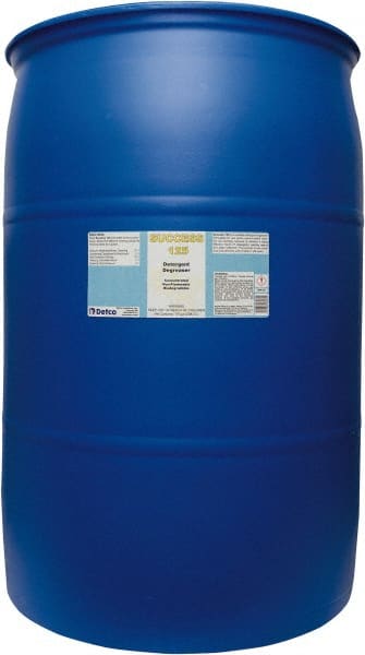 Detco - 55 Gal Drum Cleaner/Degreaser - Liquid, Butyl-Based, Unscented - Exact Tooling