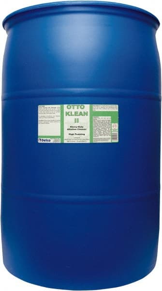 Detco - 55 Gal Drum Cleaner/Degreaser - Liquid, Alkaline, Unscented - Exact Tooling