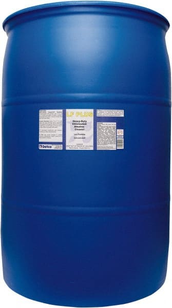 Detco - 55 Gal Drum Cleaner/Degreaser - Liquid, Alkaline, Unscented - Exact Tooling