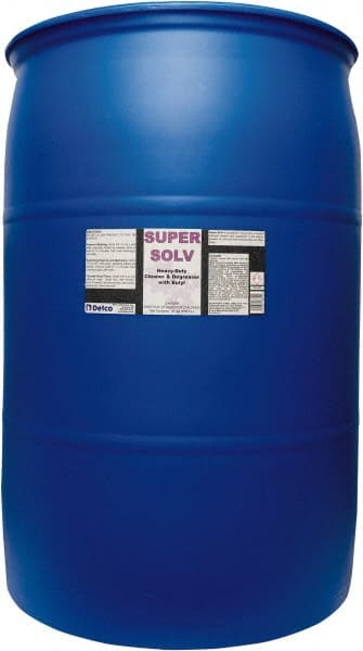 Detco - 55 Gal Drum Cleaner/Degreaser - Liquid, Butyl-Based, Unscented - Exact Tooling