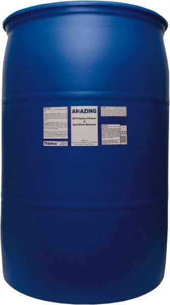 Detco - 55 Gal Drum Spot/Stain Cleaner - Liquid, Butyl-Based, Unscented - Exact Tooling