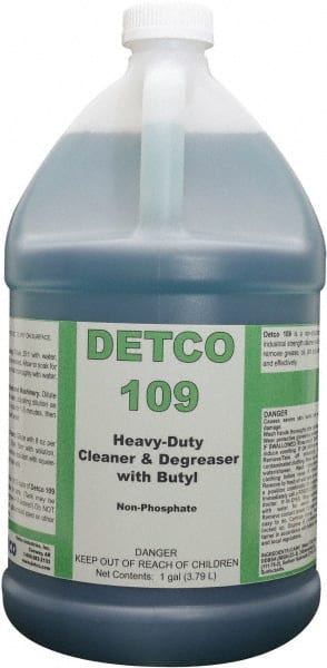 Detco - 1 Gal Bottle Cleaner/Degreaser - Liquid, Butyl-Based, Unscented - Exact Tooling