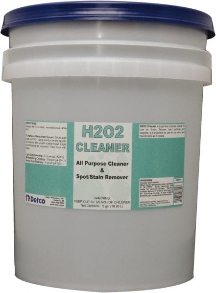 Detco - 5 Gal Bucket All-Purpose Cleaner - Liquid, Peroxide, Unscented - Exact Tooling