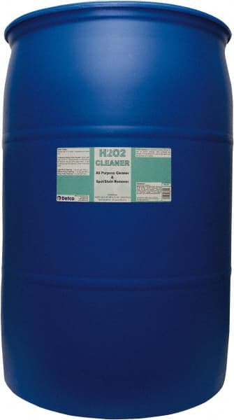 Detco - 55 Gal Drum All-Purpose Cleaner - Liquid, Peroxide, Unscented - Exact Tooling