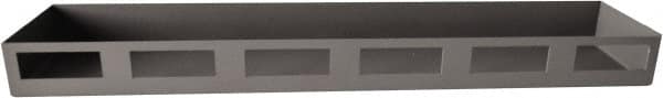 Durham - Gray, Steel, Cabinet Shelf - 18" Wide x 4" Deep x 1-1/2" High Body - Exact Tooling