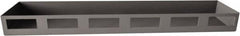 Durham - Gray, Steel, Cabinet Shelf - 18" Wide x 4" Deep x 1-1/2" High Body - Exact Tooling