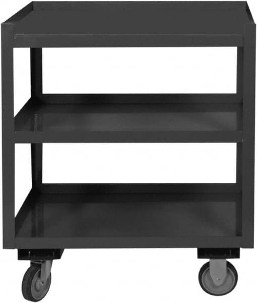 Durham - 30" Wide x 37-3/4" High x 24" Deep, Mobile Workstation - 1,200 Lb Capacity - Exact Tooling