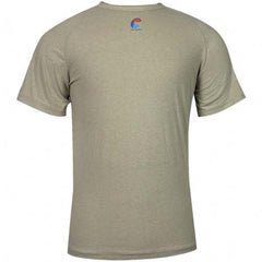 National Safety Apparel - Size 4XL Tan Flame Resistant/Retardant Short Sleeve Base Layer Shirt - Exact Tooling