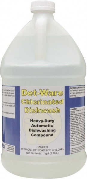 Detco - 1 Gal Bottle Automatic Dishwashing Liquid - Unscented - Exact Tooling