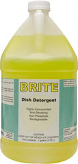 Detco - 1 Gal Bottle Manual Dishwashing Liquid - Lemon Scented - Exact Tooling