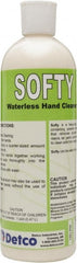 Detco - 16 oz Bottle Waterless Cream Waterless Hand Cleaner - White, Banana Scent - Exact Tooling