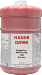 Detco - 1 Gal Bottle Gel Hand Cleaner with Grit - Red, Cherry Scent - Exact Tooling