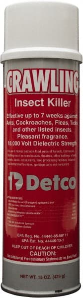 Detco - 20 fl oz Aerosol Crawling Insect Killer - Exact Tooling