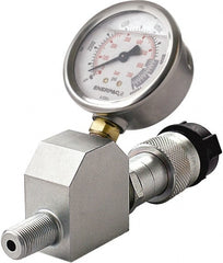 Enerpac - Hydraulic Pressure Gages & Adapters Type: Liquid-Filled Gauge Pressure Rating: 0 - 10000 - Exact Tooling
