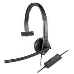 Logitech - Office Machine Supplies & Accessories; Office Machine/Equipment Accessory Type: Headphones ; For Use With: PC; Phones ; Contents: Logitech H570E Headset; Quick Start Guide & Warranty Card ; Color: Black - Exact Tooling