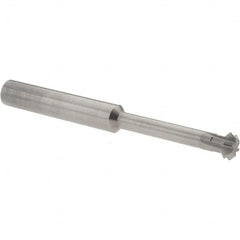 Accupro - 5/16° 5/16" Cut Diam, 1/8" Cut Width, 5/16" Shank, Solid Carbide Double-Angle Cutter - Exact Tooling