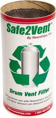 Made in USA - Trash Compactor/Crusher Replacement Carbon Filter - 4" Wide x 4" Long x 8" High, For Aerosol Can Deflators - Exact Tooling