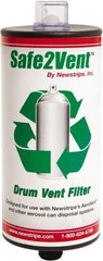 Made in USA - Trash Compactor/Crusher Carbon Filter Assembly - 4" Wide x 4" Long x 12" High, For Aerosol Can Deflators - Exact Tooling