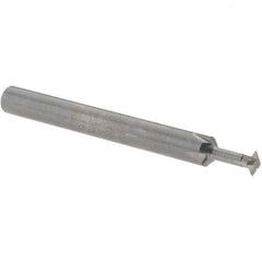 Accupro - 5/32° 5/32" Cut Diam, 0.045" Cut Width, 3/16" Shank, Solid Carbide Double-Angle Cutter - Exact Tooling