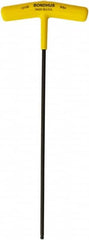 Bondhus - 9/64" Hex, T-Handle, Ball End Hex Key - 8.4" OAL, Protanium High Torque Steel, Inch System of Measurement - Exact Tooling