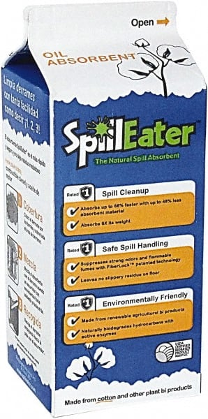 SpillEater - 2 Lb Box Cellulose Granular Absorbent - Spill Containment - Exact Tooling