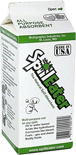 SpillEater - 2 Lb Box Cellulose Granular Absorbent - Spill Containment - Exact Tooling