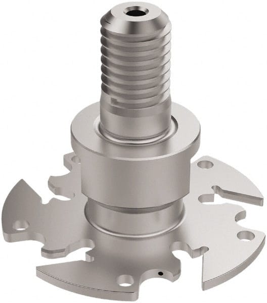 Seco - Modular Connection Connection, 0.122" Cutting Width, 0.6299" Depth of Cut, 2" Cutter Diam, 5 Tooth Indexable Slotting Cutter - R335.10 Toolholder, 150.10 Insert, Right Hand Cutting Direction - Exact Tooling