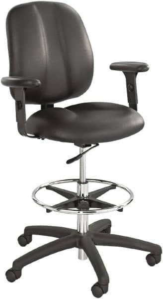 Safco - Black Adjustable T-Pad Arms - For Safco Apprentice Series Chairs - Exact Tooling