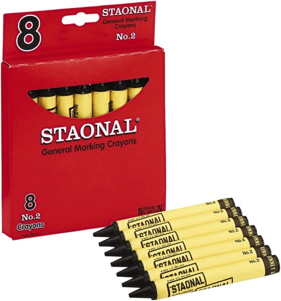 Crayola - Lumber Crayons Color: Black Material: Wax - Exact Tooling