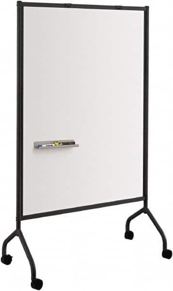 Safco - 72" High x 42" Wide Magnetic Wet/Dry Erase - Steel, 21-1/2" Deep, Includes Magnetic Accessory Tray, Dry Erase Markers, Eraser & Easel Pad Hooks - Exact Tooling