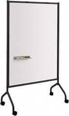 Safco - 72" High x 42" Wide Magnetic Wet/Dry Erase - Steel, 21-1/2" Deep, Includes Magnetic Accessory Tray, Dry Erase Markers, Eraser & Easel Pad Hooks - Exact Tooling
