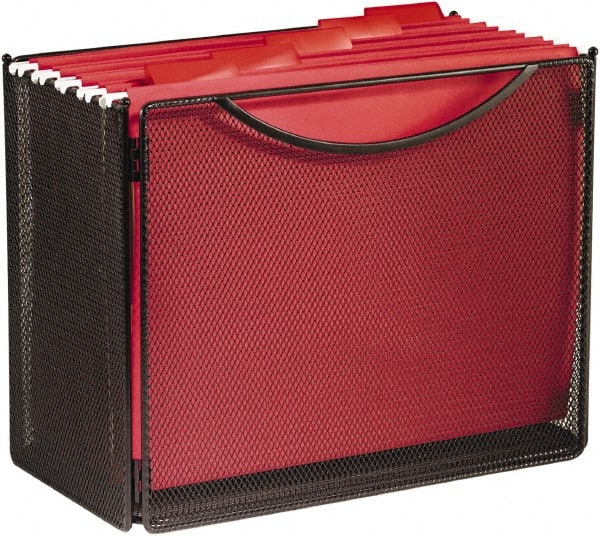 Safco - Black File Boxes-Storage - Steel, Mesh - Exact Tooling