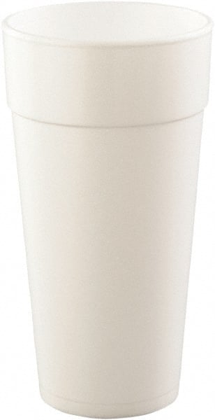 DART - Drink Foam Cups, Hot/Cold, 24 oz, 25/Bag, 20 Bags/Carton - White - Exact Tooling