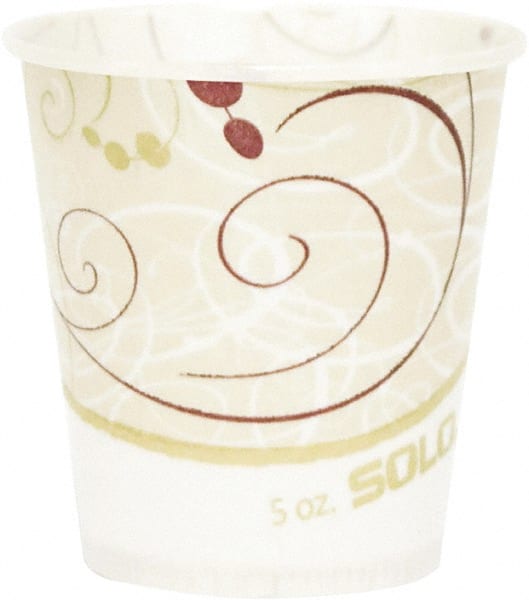 Solo - Paper Water Cups, Waxed, 5 oz, 100/Bag, 30 Bags/Carton - Multicolor - Exact Tooling
