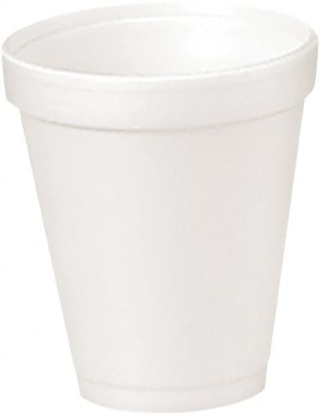 DART - Foam Drink Cups, 4 oz, 25/Bag, 40 Bags/Carton - White - Exact Tooling