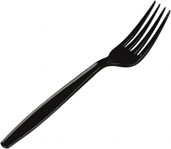 Dixie - Plastic Cutlery, Heavyweight Forks - Black - Exact Tooling