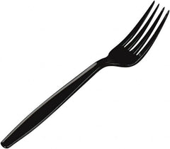 Dixie - Plastic Cutlery, Heavyweight Forks - Black - Exact Tooling