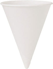 Solo - Cone Water Cups, Cold, Paper, 4 oz, 200/Bag, 25 Bags/Carton - White - Exact Tooling