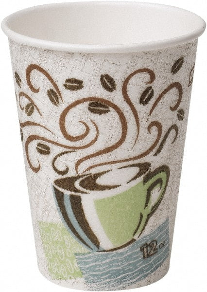 Dixie - PerfecTouch Hot Cups, Paper, 8 oz, 50/Pack - Coffee Dreams Design - Exact Tooling
