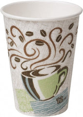 Dixie - PerfecTouch Hot Cups, Paper, 8 oz, 50/Pack - Coffee Dreams Design - Exact Tooling