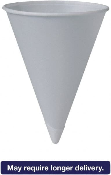 Solo - Bare Treated Paper Cone Water Cups, 6 oz, 200/Sleeve, 25 Sleeves/Carton - White - Exact Tooling
