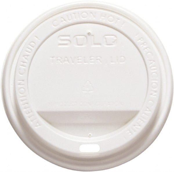 Solo - Traveler Drink-Thru Lid, 1000/Carton - White - Exact Tooling