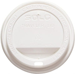 Solo - Traveler Drink-Thru Lid, 1000/Carton - White - Exact Tooling