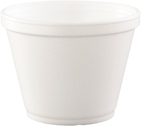 DART - Food Containers, Foam, 12 oz, 25/Bag, 20 Bags/Carton - White - Exact Tooling
