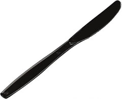 Dixie - Plastic Cutlery, Heavyweight Knives - Black - Exact Tooling