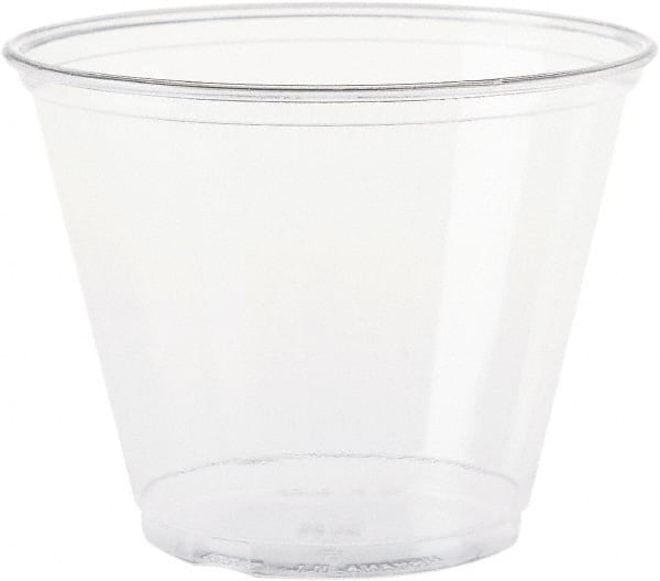 Solo - Ultra Clear Cups, Squat, 9 oz, PET, 50/Bag, 1000/Carton - Clear - Exact Tooling