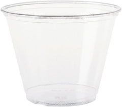 Solo - Ultra Clear Cups, Squat, 9 oz, PET, 50/Bag, 1000/Carton - Clear - Exact Tooling