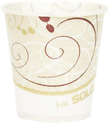 Solo - Paper Water Cups, Waxed, 5 oz, 100/Pack - Multicolor - Exact Tooling
